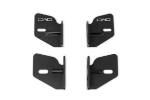 Ford Bronco Raptor Front Bumper Reinforcement Brackets - DV8 Offroad - Frame Horn Reinforcement - Black - `21-`25